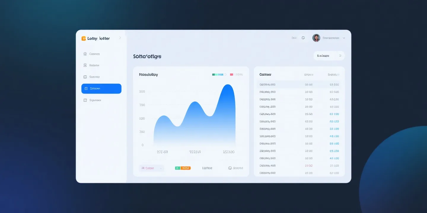 数据可视化与开奖号码展示示意图