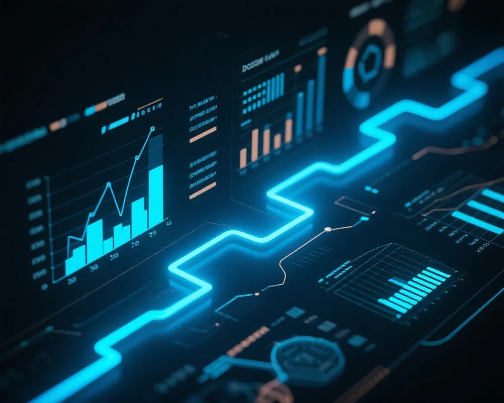 数据趋势与走势图分析示意